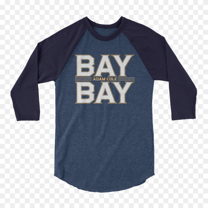 1000x1000 Adam Cole Bay Bay Logo Sleeve Raglan Shirt - Adam Cole PNG