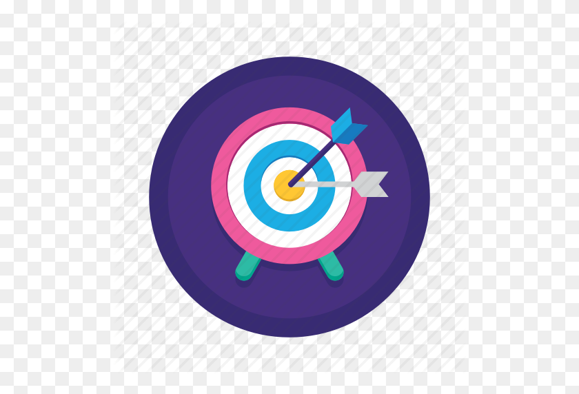 512x512 Adapt, Archery, Arrow, Goal, Objective, Proactive, Target Market Icon - Target Market PNG
