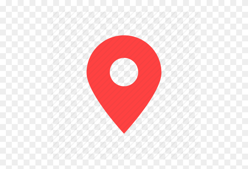 512x512 Address, Location, Map, Marker, Red Icon - Marker PNG