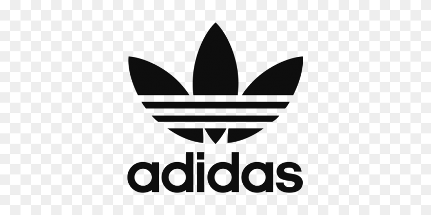 1000x461 Adidas - White Adidas Logo PNG