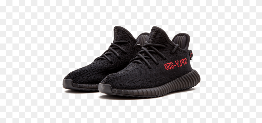 560x336 Adidas Yeezy Boost Infant Core Black Red Bred Cblack - Yeezy PNG