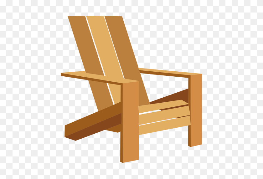 512x512 Adirondack Chair Illustration - Adirondack Chair Clip Art