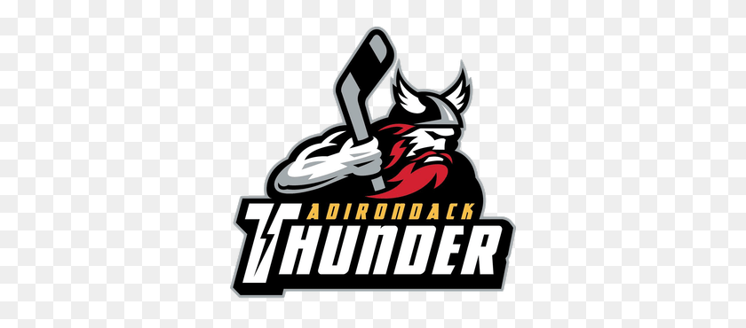 322x310 Adirondack Thunder Logo Transparent Png - Thunder Logo PNG