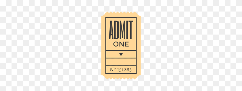 256x256 Admission Ticket - Movie Ticket PNG