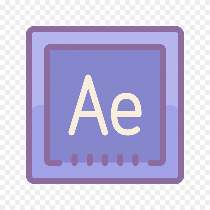 1600x1600 Adobe After Effects - After Effects Icon PNG