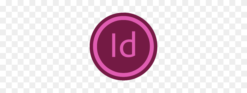 256x256 Значок Круг Adobe Indesign Скачать Значок Круга Iconspedia - Логотип Indesign Png