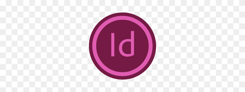 256x256 Adobe Indesign Icono De Círculo Descargar Los Iconos De Círculo Iconspedia - Logotipo De Indesign Png