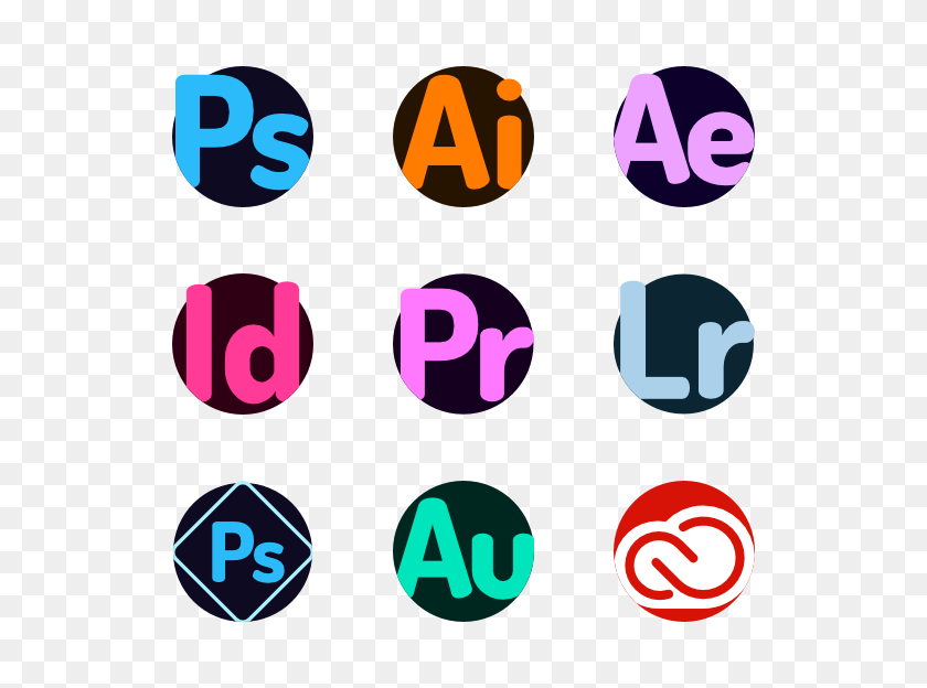 600x564 Бесплатные Иконки Логотипов Adobe - Логотип Adobe Png