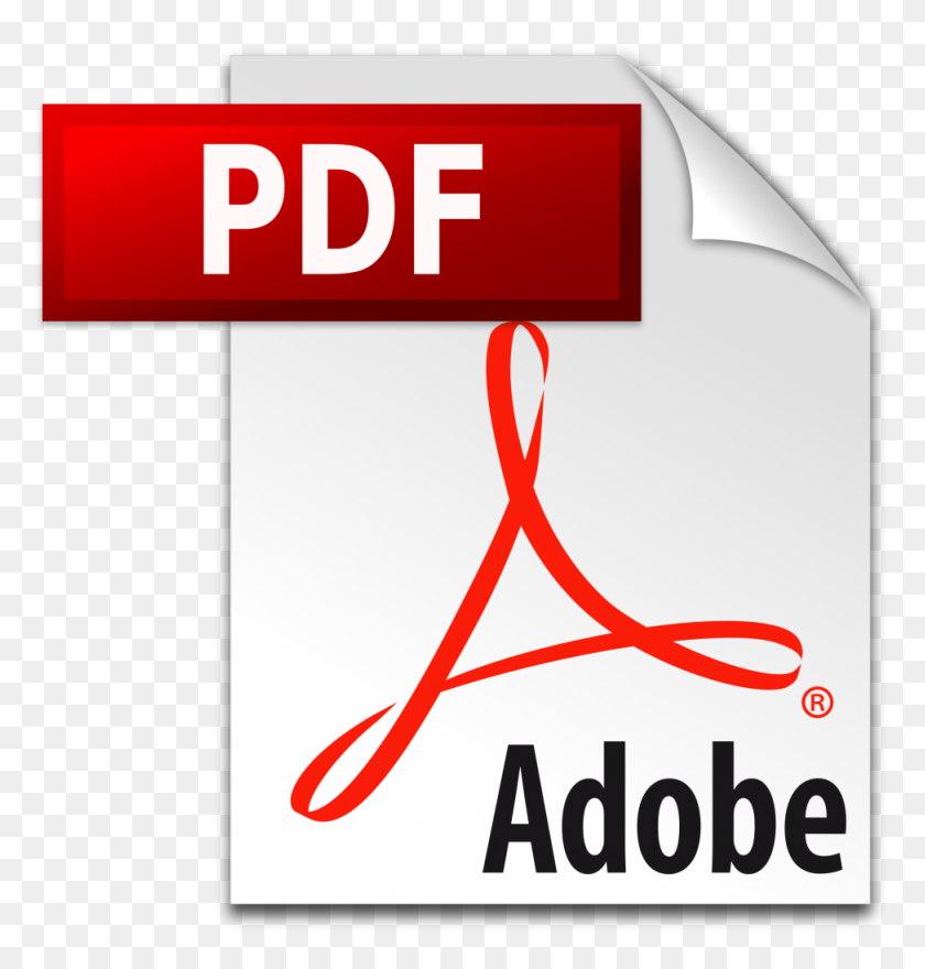 974x1024 Adobe Pdf Icon Logo Png Transparent - Pdf Logo Png