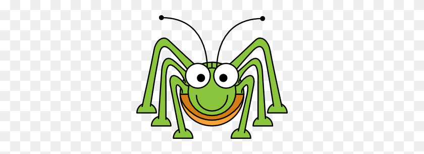 300x245 Adorable Clipart Green Grasshopper - Sidekick Clipart