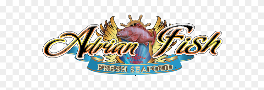 882x258 Adrianfish Seafood - Fried Fish PNG