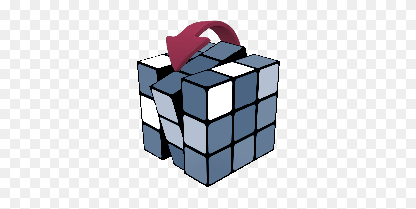 321x362 Расширенная Нотация Кубика Рубика - Кубик Рубика Клипарт