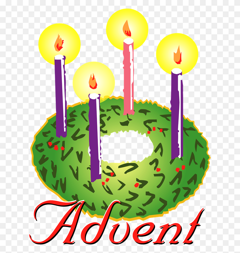 637x825 Advent Clip Art - Christmas Candle Clipart