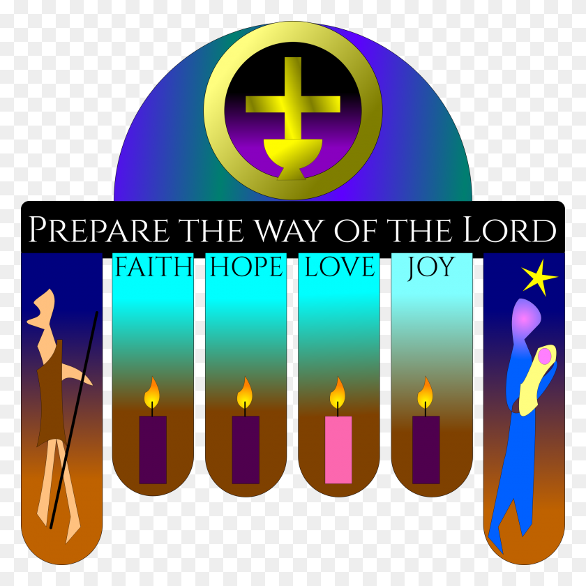 2400x2400 Advent Icons Png - 4th Sunday Of Advent Clip Art