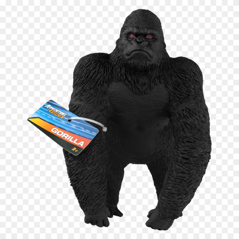 1800x1800 Adventure Force Soft Gorilla Toy, Negro, Diseñado Para Edades - Gorila Png