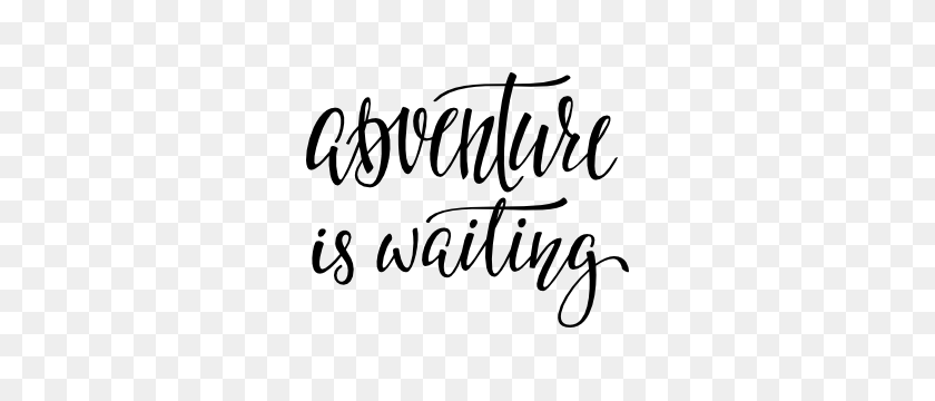 300x300 Adventure Is Waiting Sticker - Waiting In Line Clipart