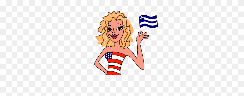 250x272 Advertise With Usabout Us Greek American Girl - American Girl Clip Art