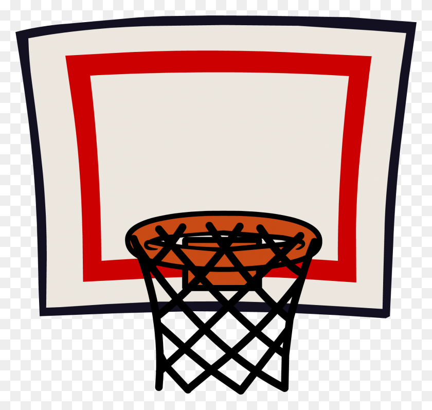 1679x1588 Advice Basketball Hoop Coloring - Dunk Clipart