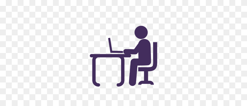 450x300 Advising College Of Education And Professional Studies - Student At Desk Clipart