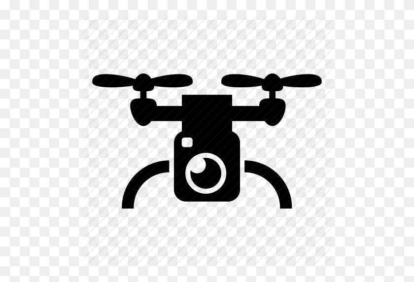 512x512 Antena, Cámara, Drone, Quadcopter, Uav Icon - Drone Icon Png