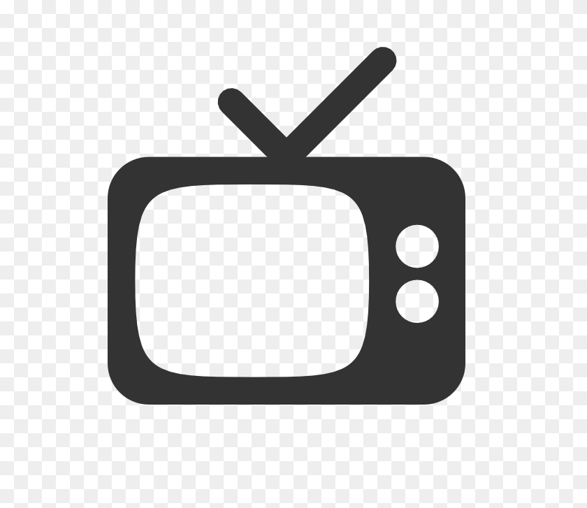667x667 Aerial Clipart Cable Tv - Tv Clipart Black And White