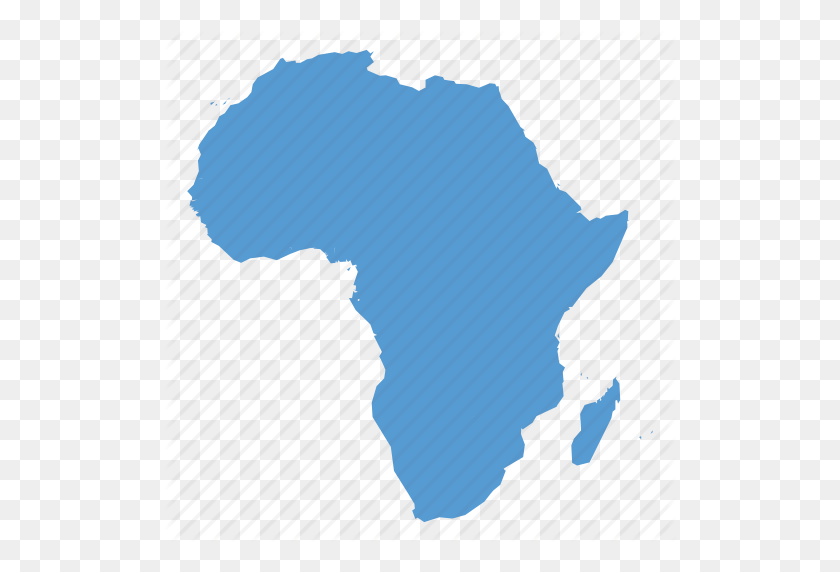 512x512 Африка, Африка, Континент, Местоположение, Карта, Значок Навигации - Карта Африки Png