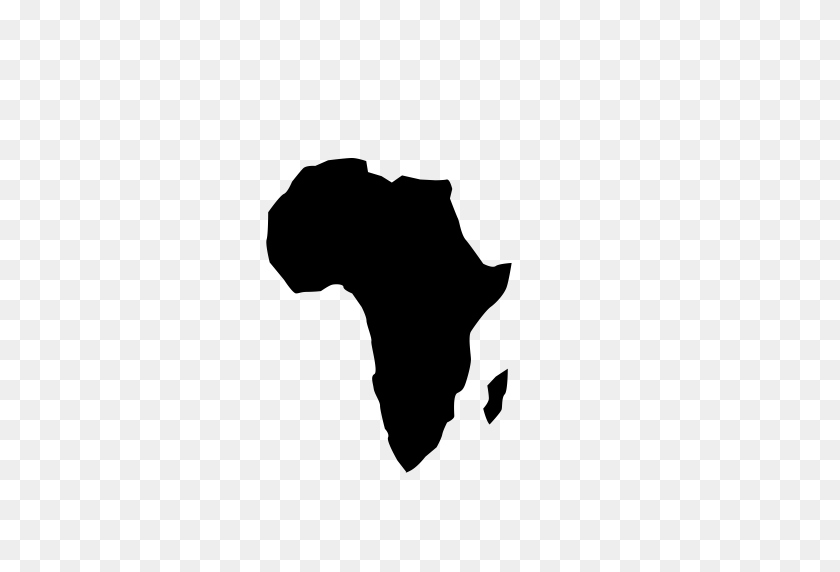 512x512 Африка, Атрибут, Значок Страны С Png И Векторным Форматом - Силуэт Африки Png