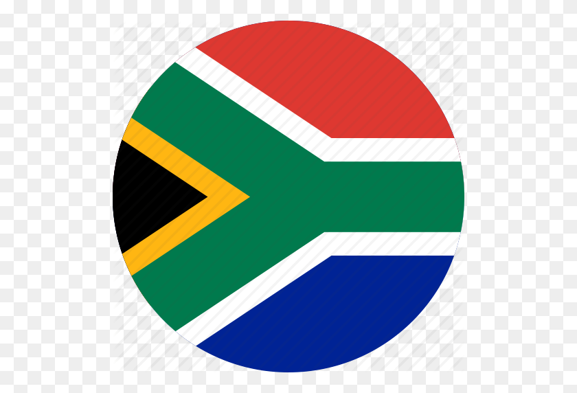 512x512 África, Círculo, Circular, País, Bandera, Bandera Del Sur, Banderas - Banderas Del Mundo Png
