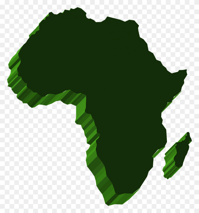 958x1030 Africa Free Stock Photo Illustrated Map Of Africa - African Clip Art Borders