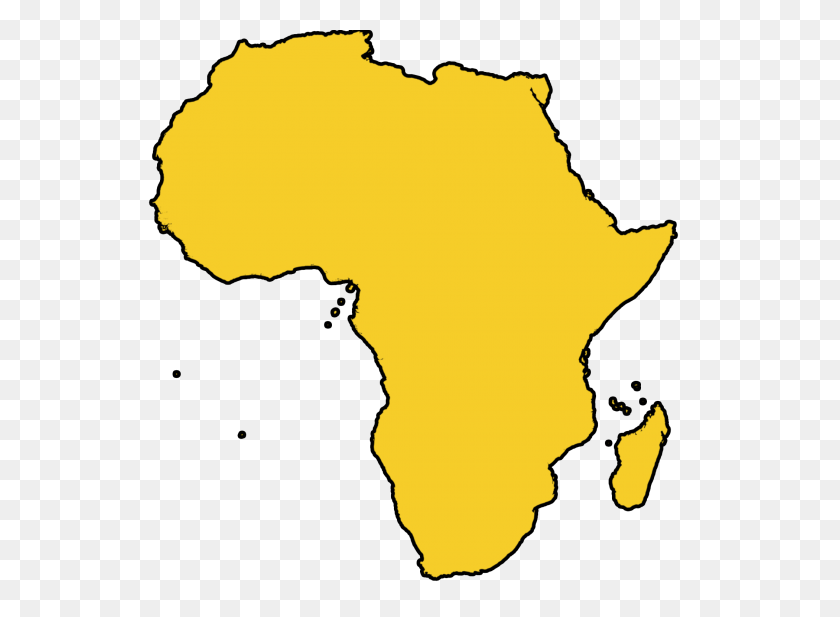 2100x1500 Путеводитель По Африке - Карта Африки Png