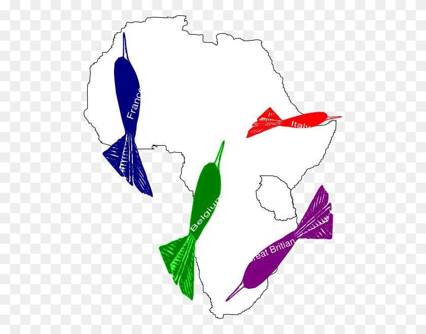 510x598 Africa Imperialism Map Png Clip Arts For Web - Imperialism Clipart