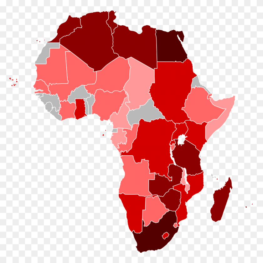 1024x1024 Карта Африки - Карта Африки Png