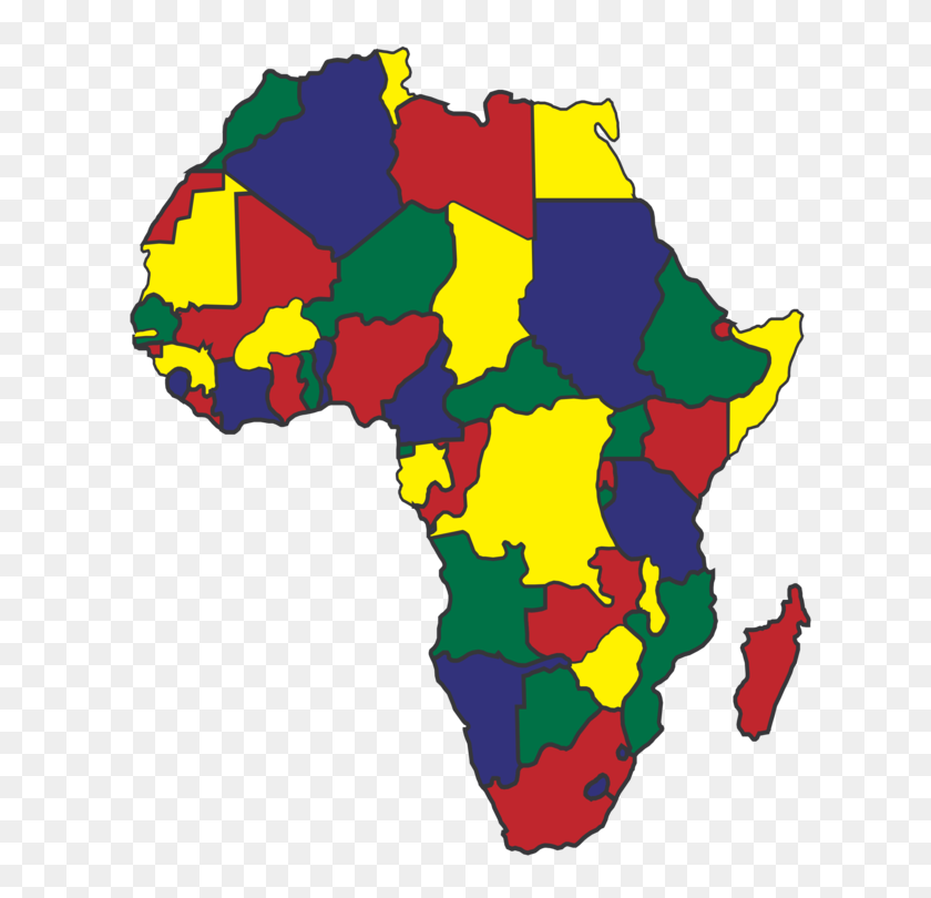 636x750 Континент Карта Африки - Карта Северной Америки Клипарт