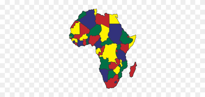 288x339 África Silueta - África Silueta Png