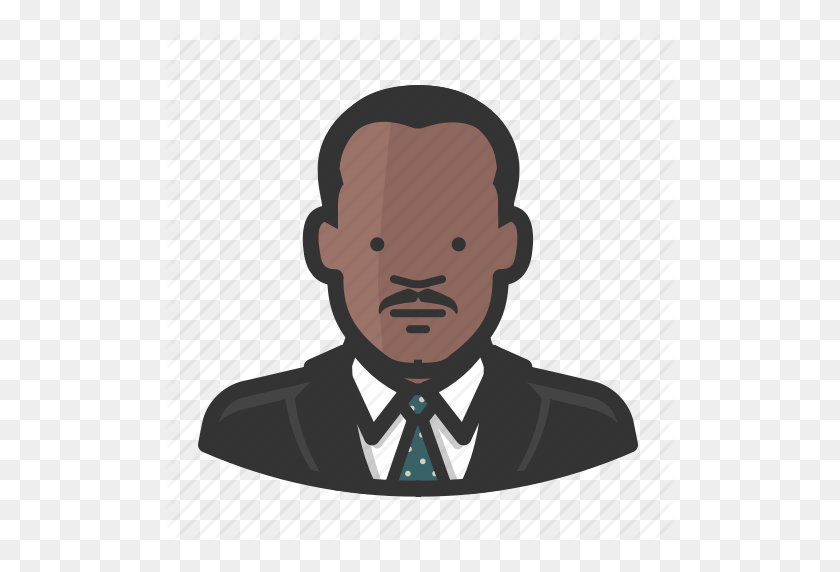 512x512 African American, Civil Rights, Doctor, Man, Martin Luther King - Mlk PNG