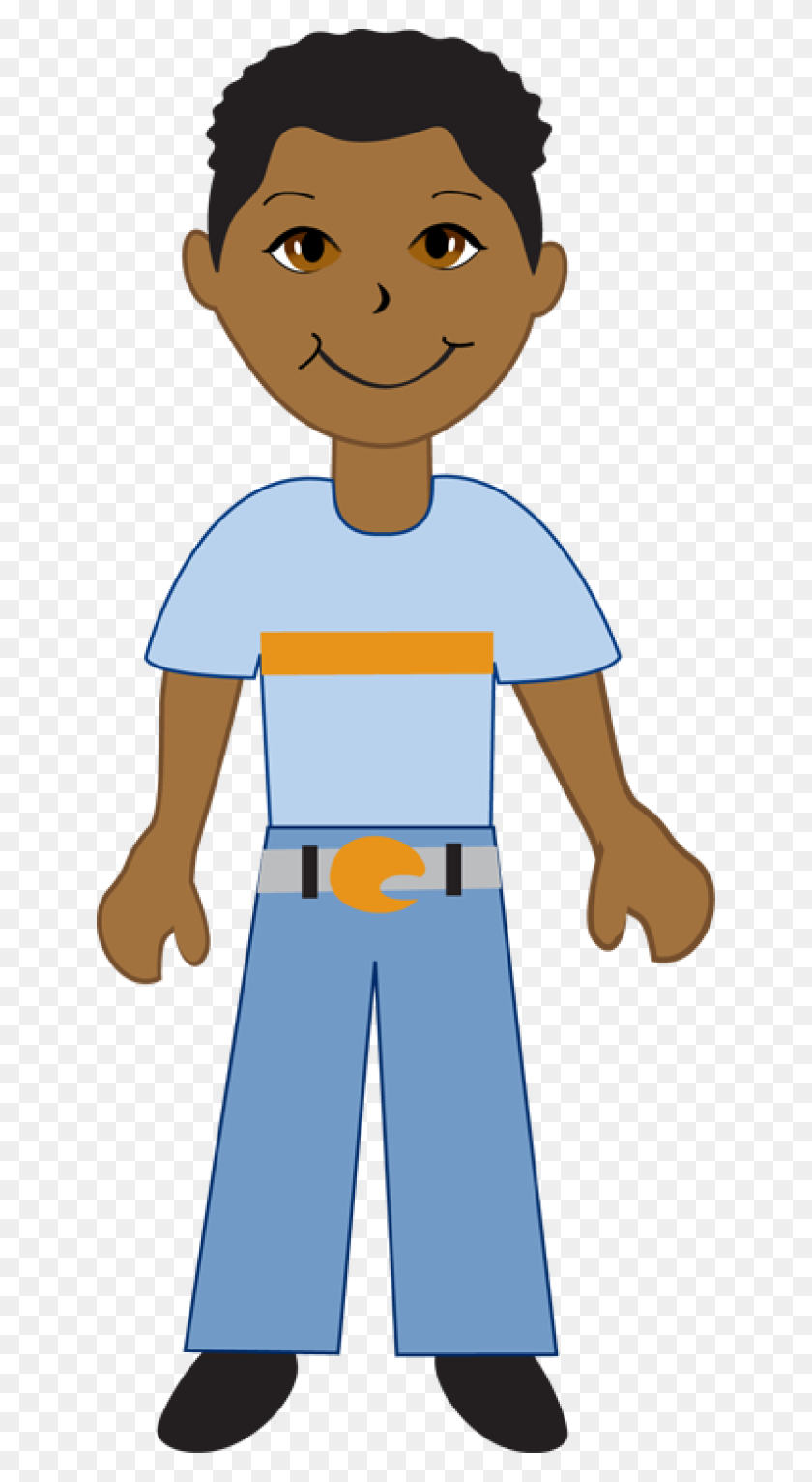 640x1472 African American Clipart - Male Clipart