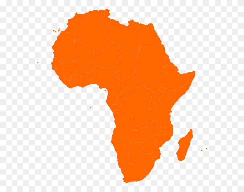 588x600 Африканский Континент Клипарт Картинки - Африканские Женщины Клипарт