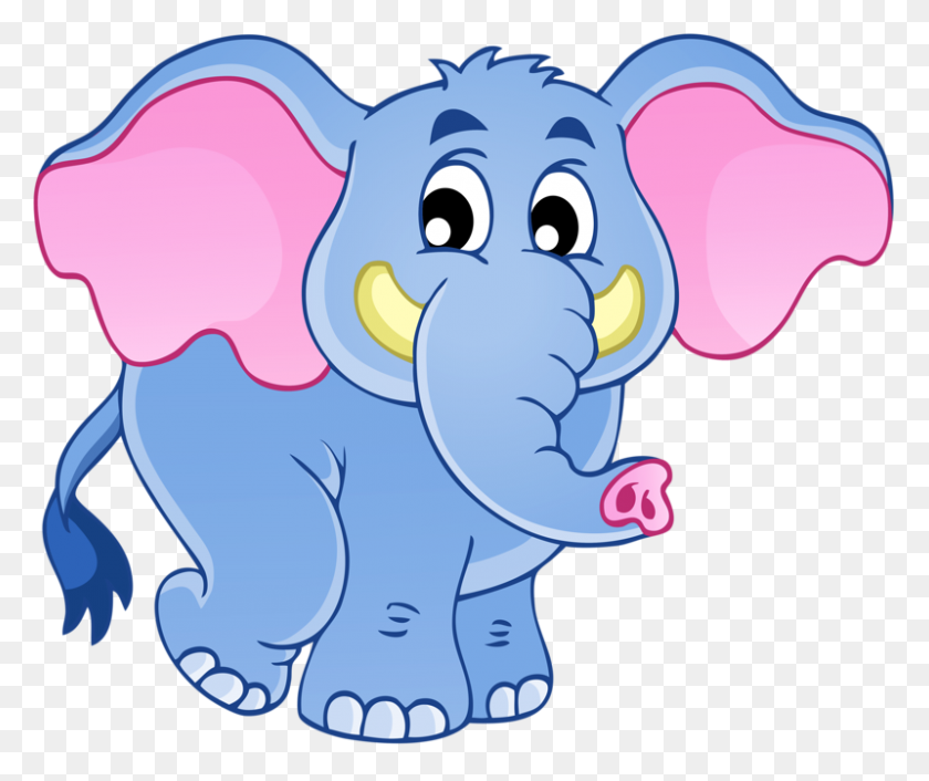 800x663 Африканский Слон Индийский Слон Клипарт - Слоненок Png