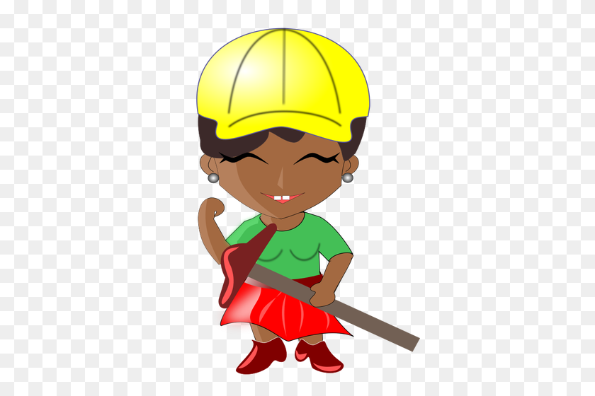 346x500 African Lady Architect - Architect Clipart