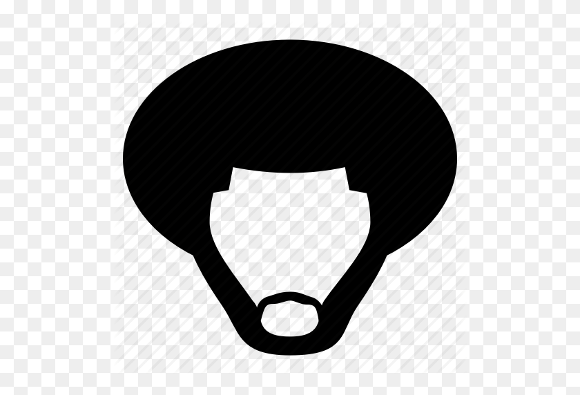 512x512 Afro, Avatar, Beard, Character, Male, Man Icon - Afro PNG