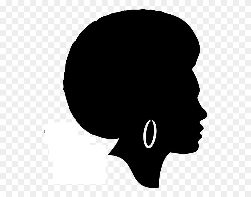 546x600 Afro Girl Png Clip Arts For Web - Girl Clipart PNG