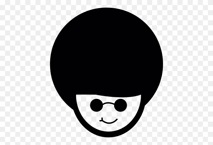 512x512 Afro Hair Png Transparent Images - Black Hair PNG