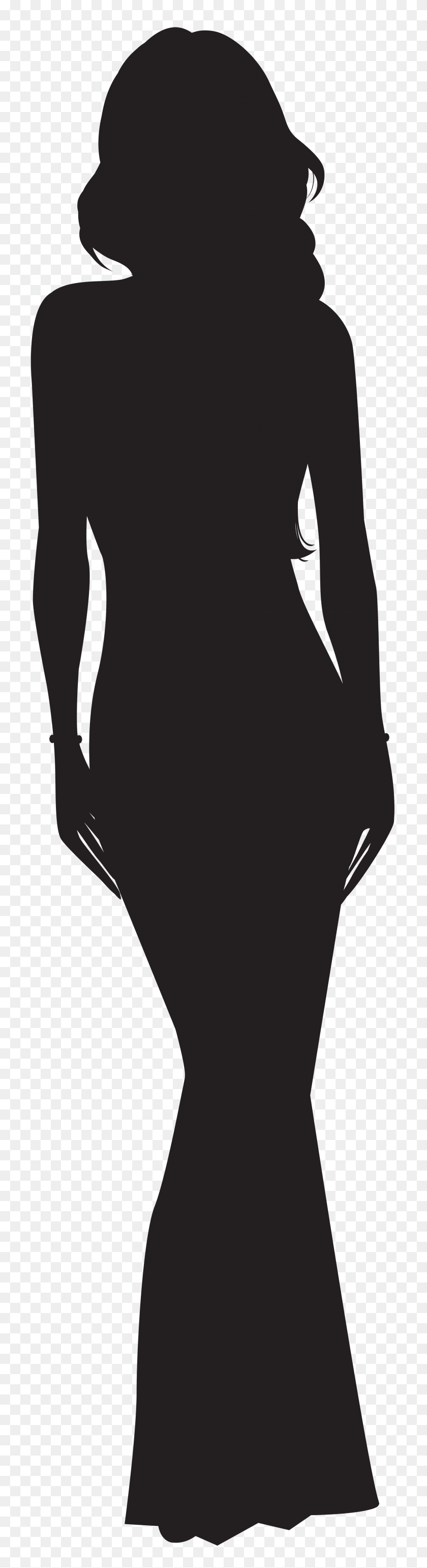 2065x8000 Afro Lady Clip Art Silhouettes - Afro Woman Clipart