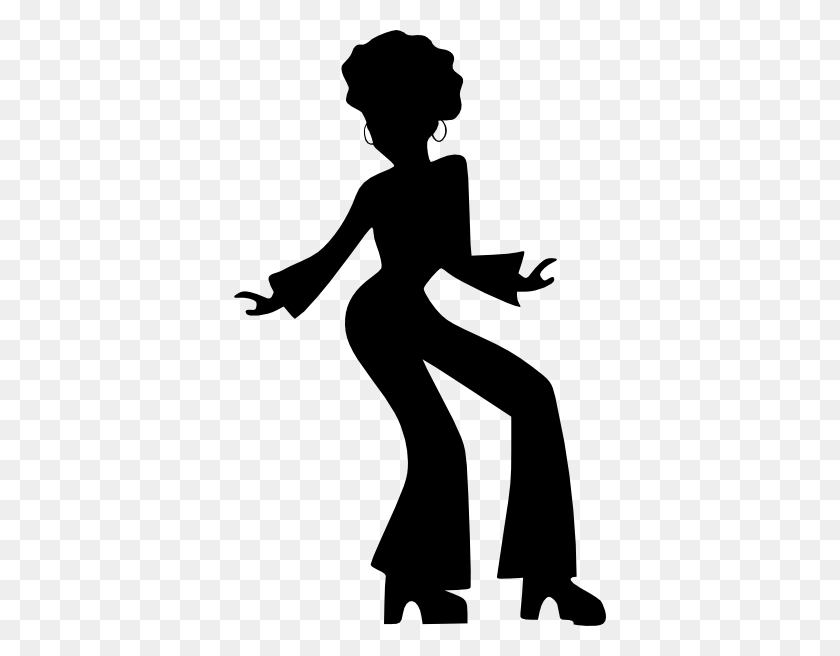 372x596 Afro Silhouette Clip Art Afro Dancing Woman Clip Art - School Dance Clipart