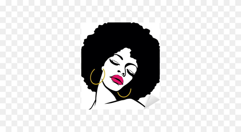400x400 Clipart De Mujer Afro
