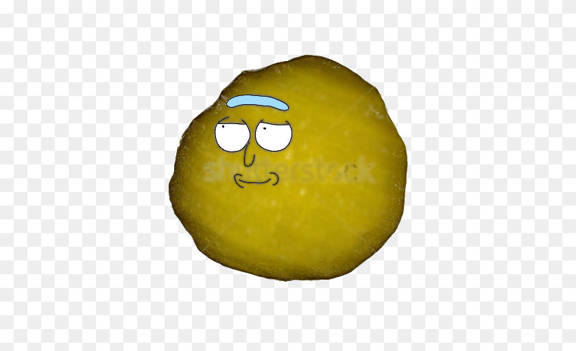 450x452 Again Tiny Pickle Rick Rickandmorty - Pickle Rick Face PNG