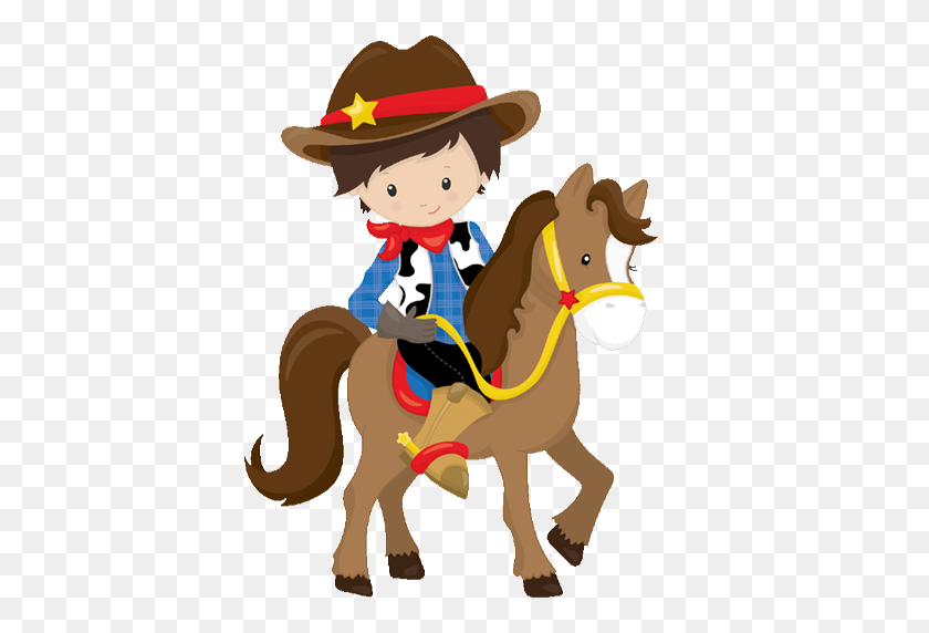 600x512 Age With Clipart Birthday Invitation All Colors - Cowboy On Horse Clipart