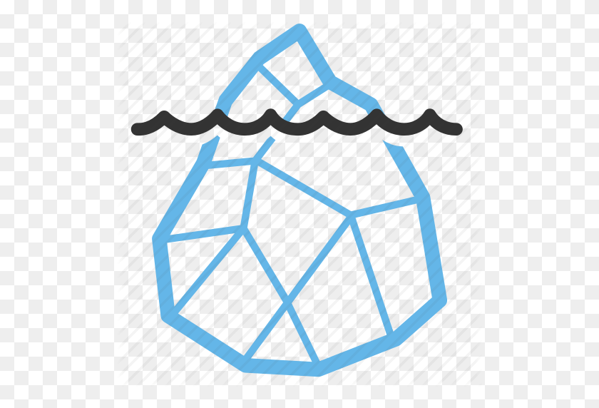 512x512 Agile, Backlog, Floating, Hidden Problems, Iceberg Icon - Iceberg PNG