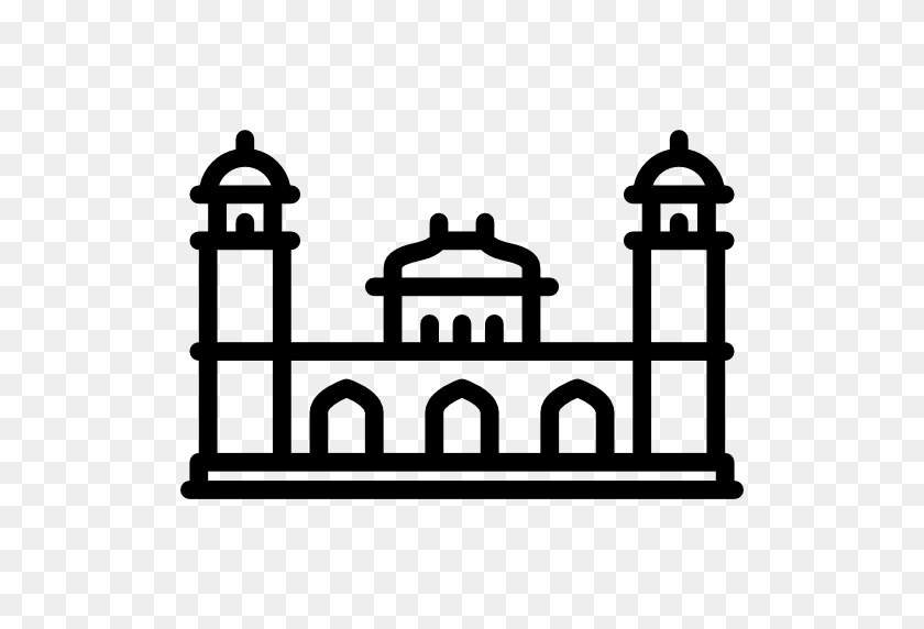 512x512 Agra, Landmark, India, Monument, Architectonic, Asia, Building - Arc De Triomphe Clipart