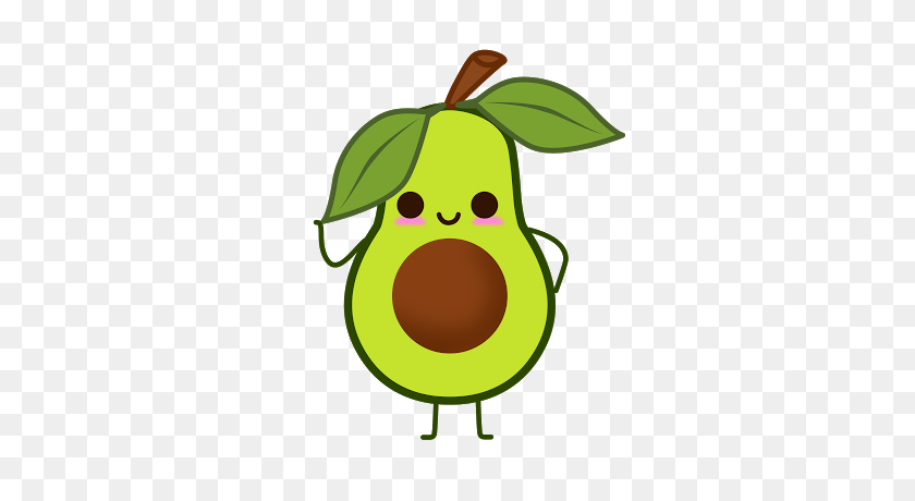 354x400 Aguacate Animado Png Image - Aguacate Png
